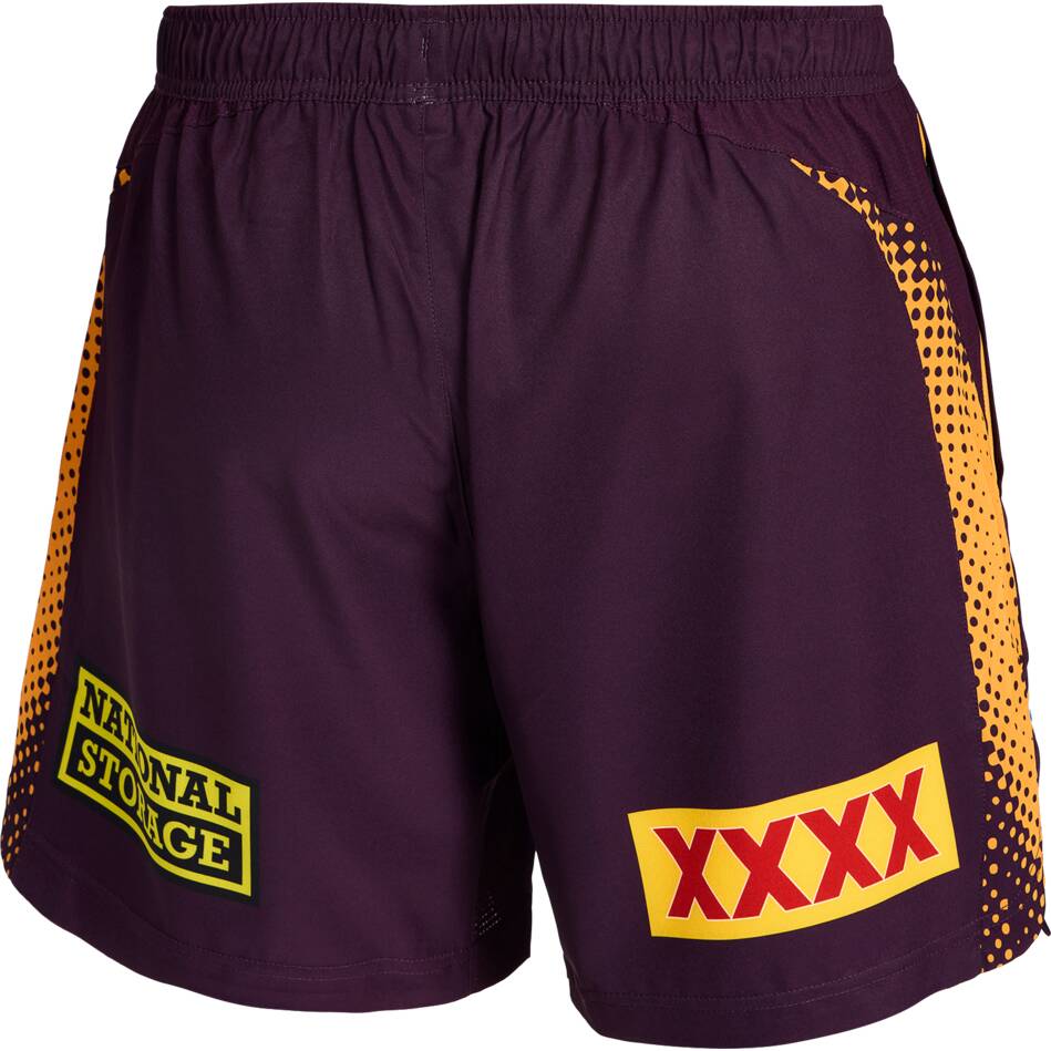 2026 Brisbane Broncos Training Shorts - Maroon - Image 3